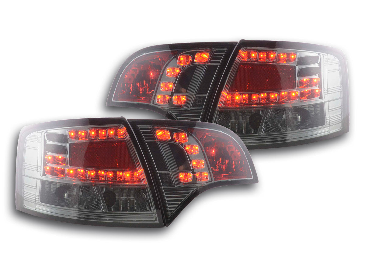 LED Rückleuchten Set Audi A4 Avant Typ 8E 04-08 schwarz LED Rückleuchten Set Audi A4 Avant Typ 8E 04-08 schwarz